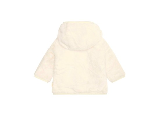 Plüschjacke mit Kapuze