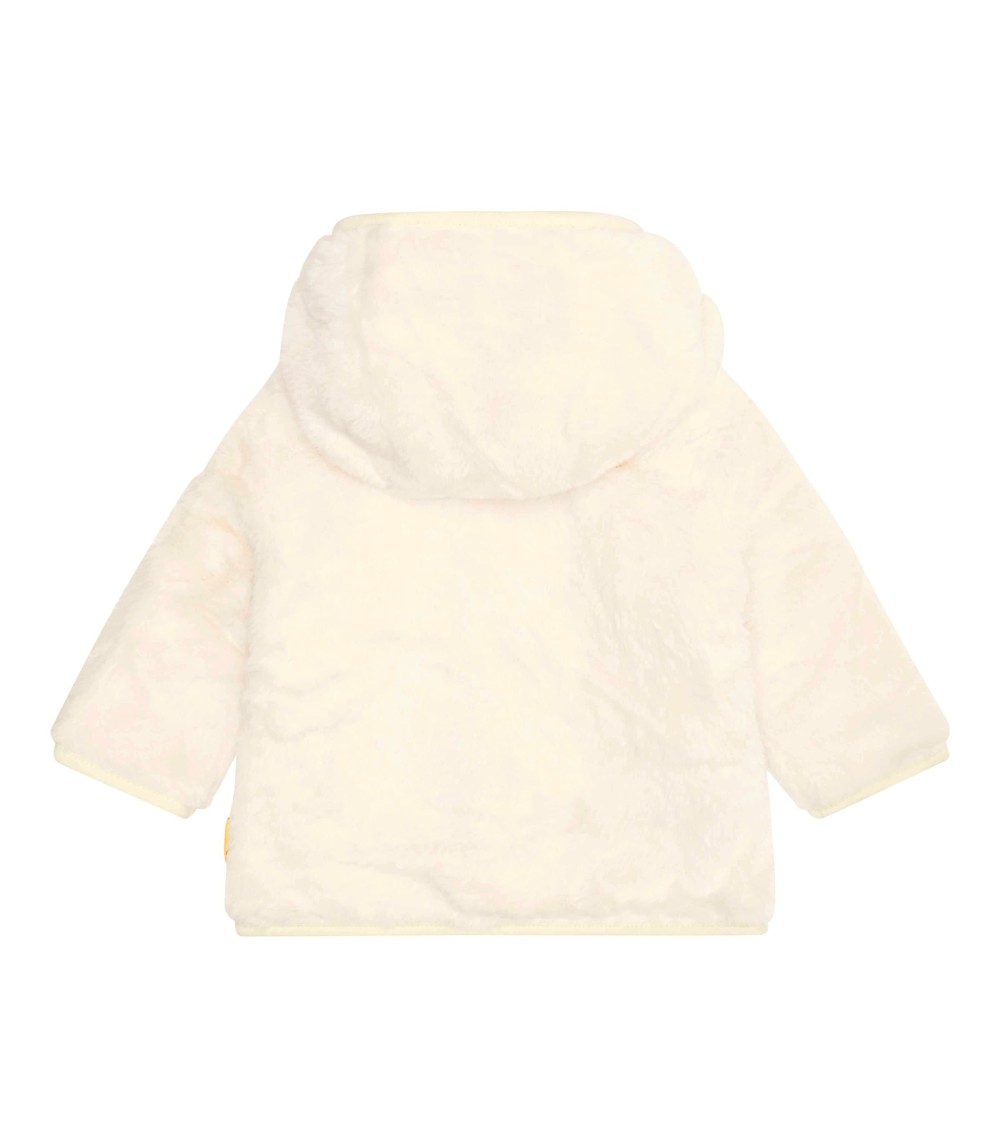 Plüschjacke mit Kapuze