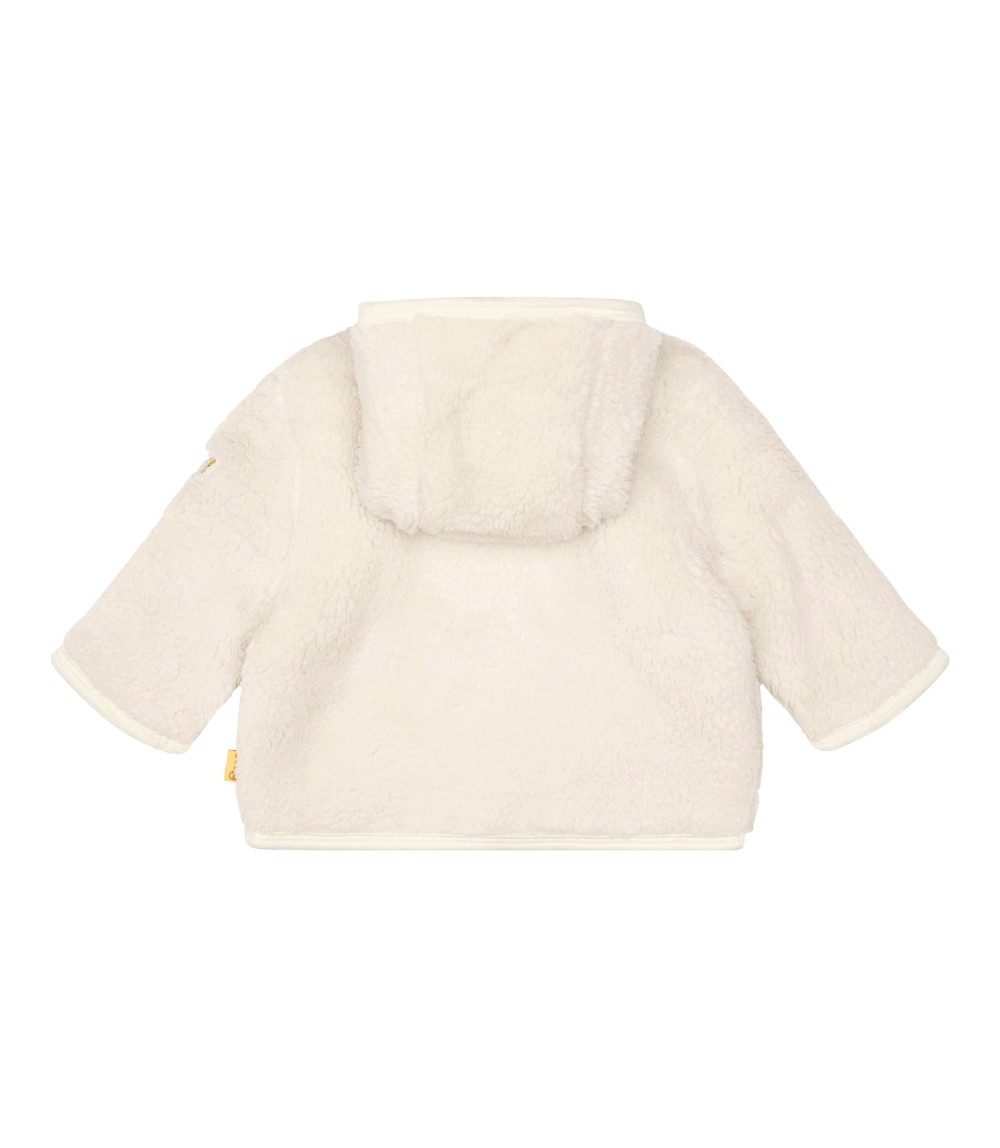 Plüschjacke mit Kapuze