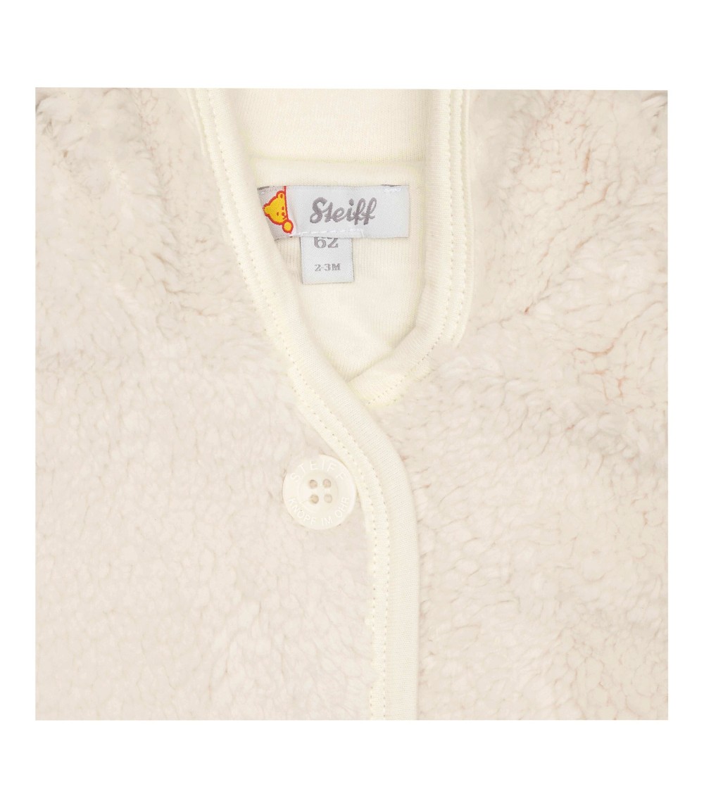 Plüschjacke mit Kapuze