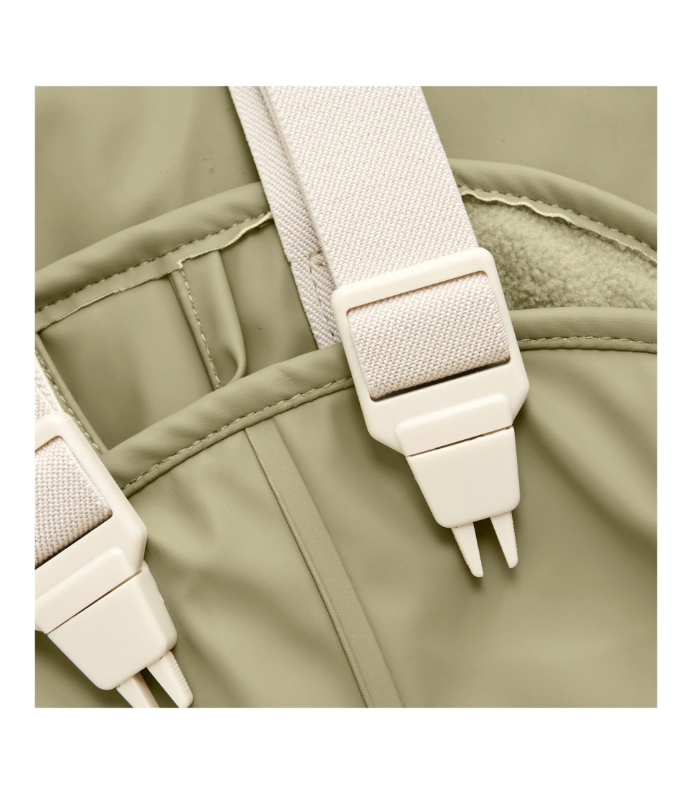 Regenhose gefüttert mit Trägern