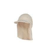 Musselin-Schirmmütze mit Nacken- und UV-Schutz