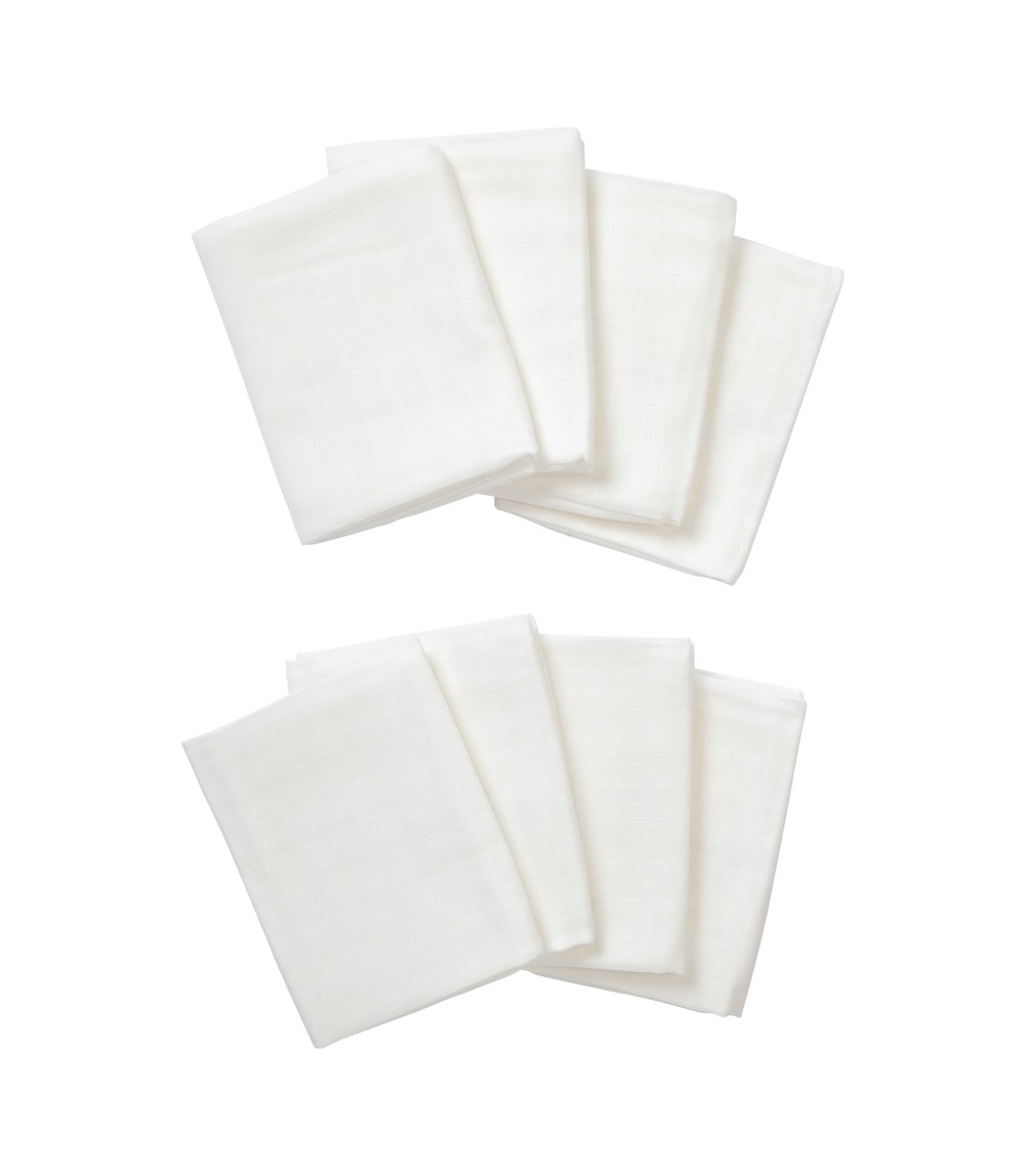 8er-Pack Mullwindeln 80x80 cm