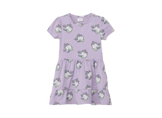 Kleid kurzarm Einhörner
