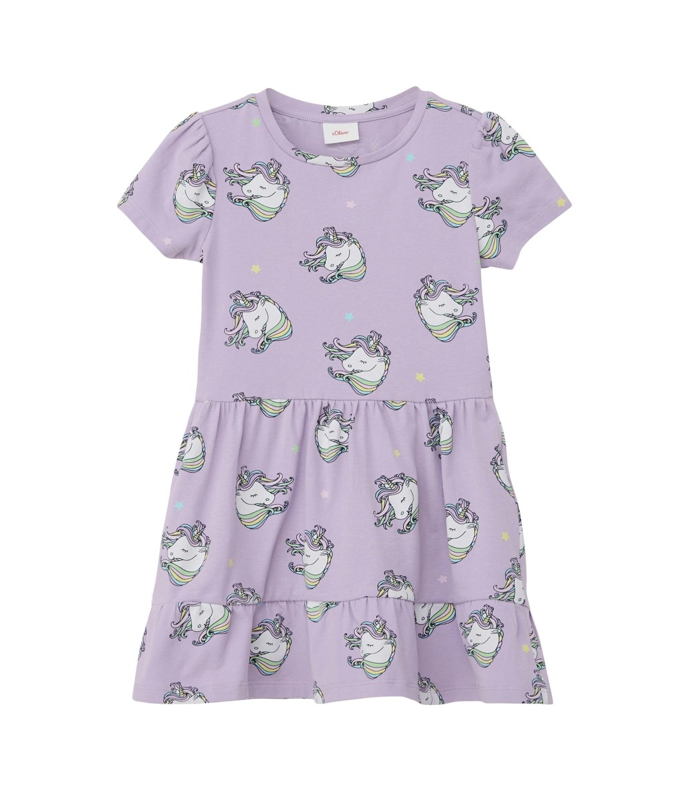 Kleid kurzarm Einhörner