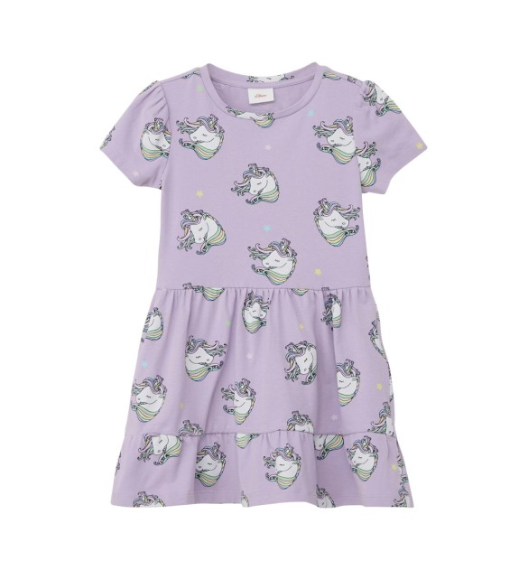 Kleid kurzarm Einhörner