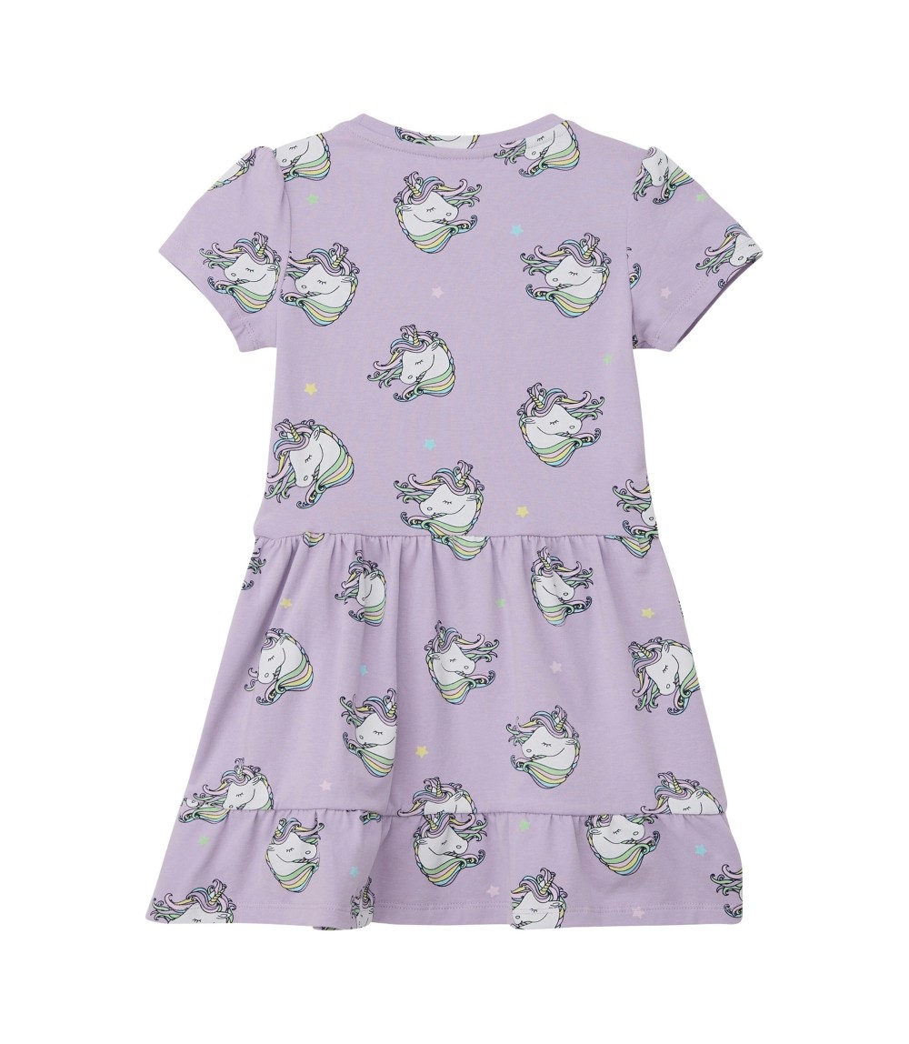 Kleid kurzarm Einhörner