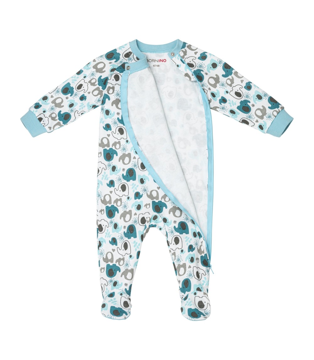 2er-Pack Schlafoveralls Elefant