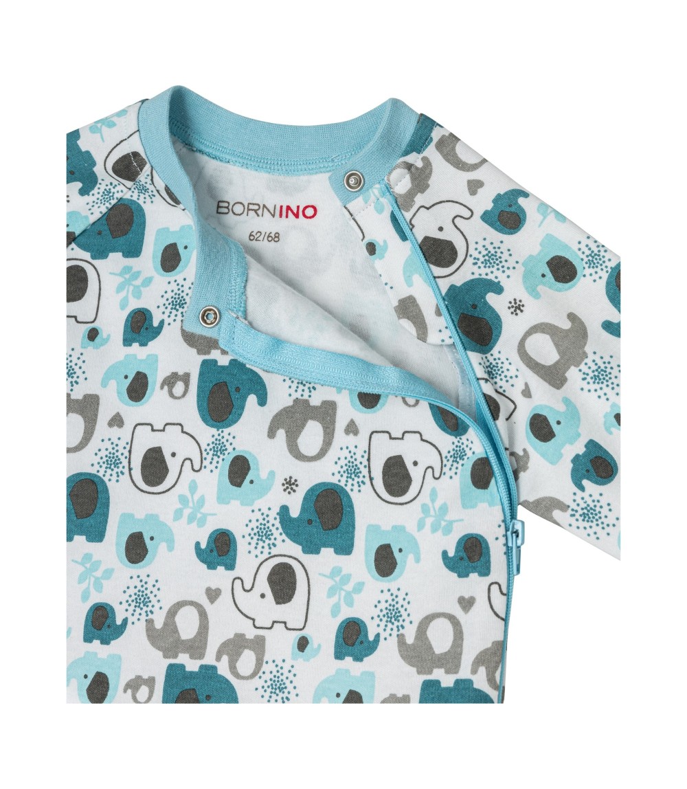 2er-Pack Schlafoveralls Elefant