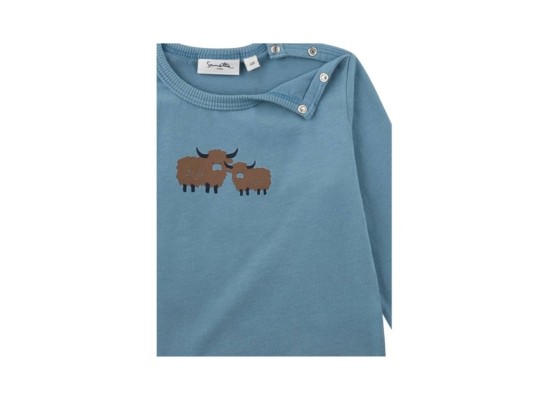 Shirt langarm Highland Cattle