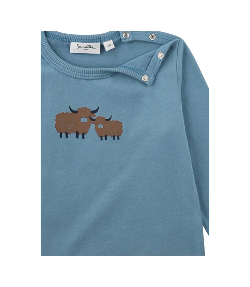 Shirt langarm Highland Cattle