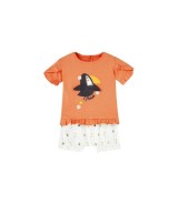 2-tlg. Set T-Shirt und Musselin-Shorts Tukan