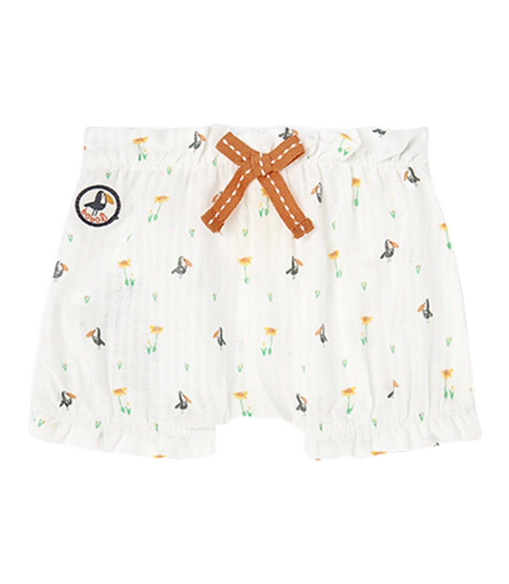 2-tlg. Set T-Shirt und Musselin-Shorts Tukan