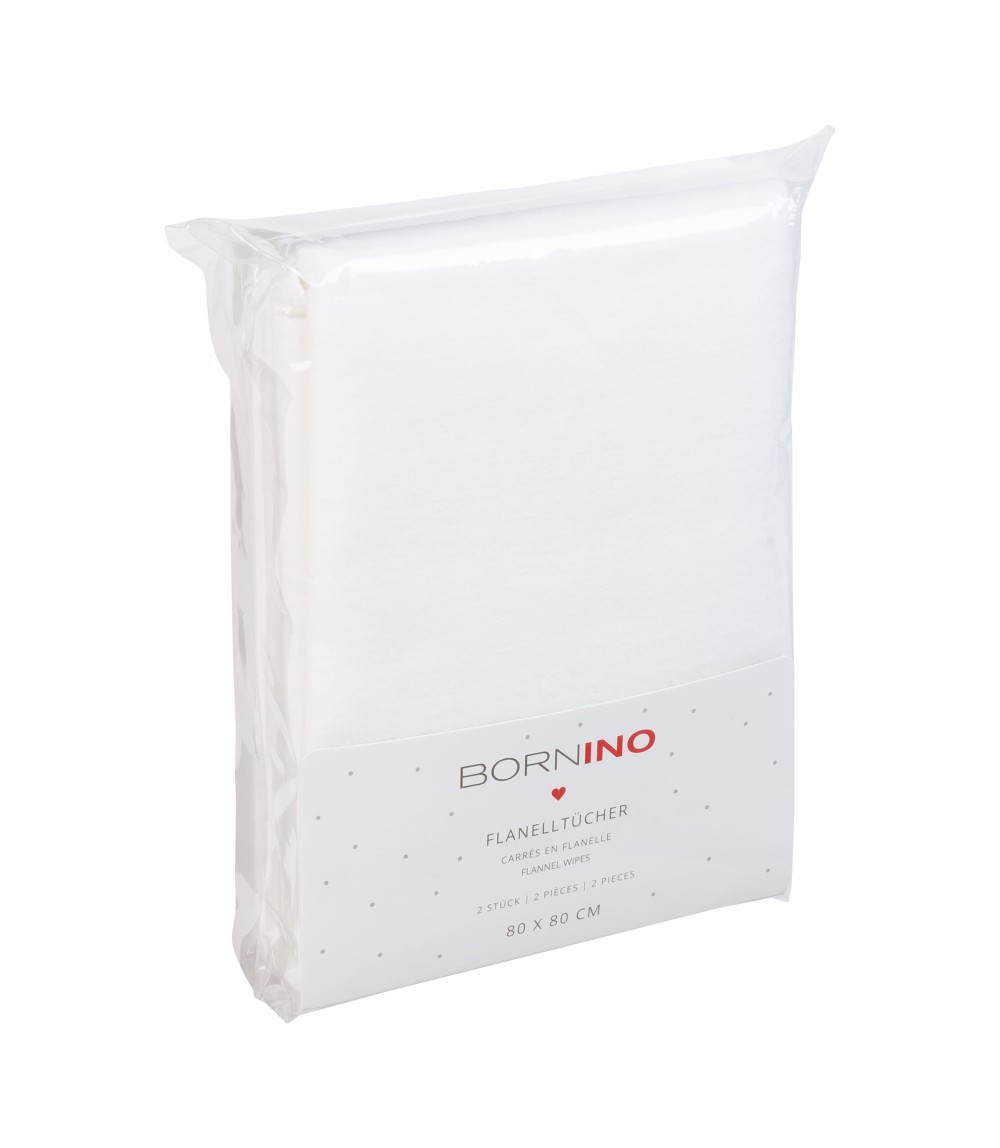 2er-Pack Flanelltücher 80x80 cm