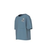 T-Shirt mit Brusttasche Tiger