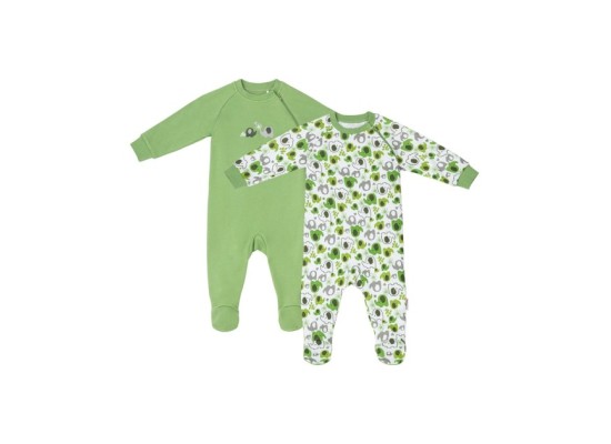 2er-Pack Schlafoveralls Elefant
