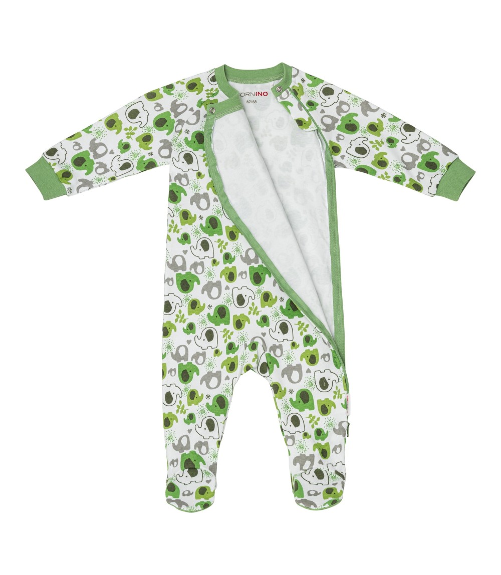 2er-Pack Schlafoveralls Elefant