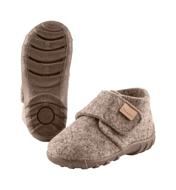 Krabbel-und Hausschuhe mit Klettverschluss