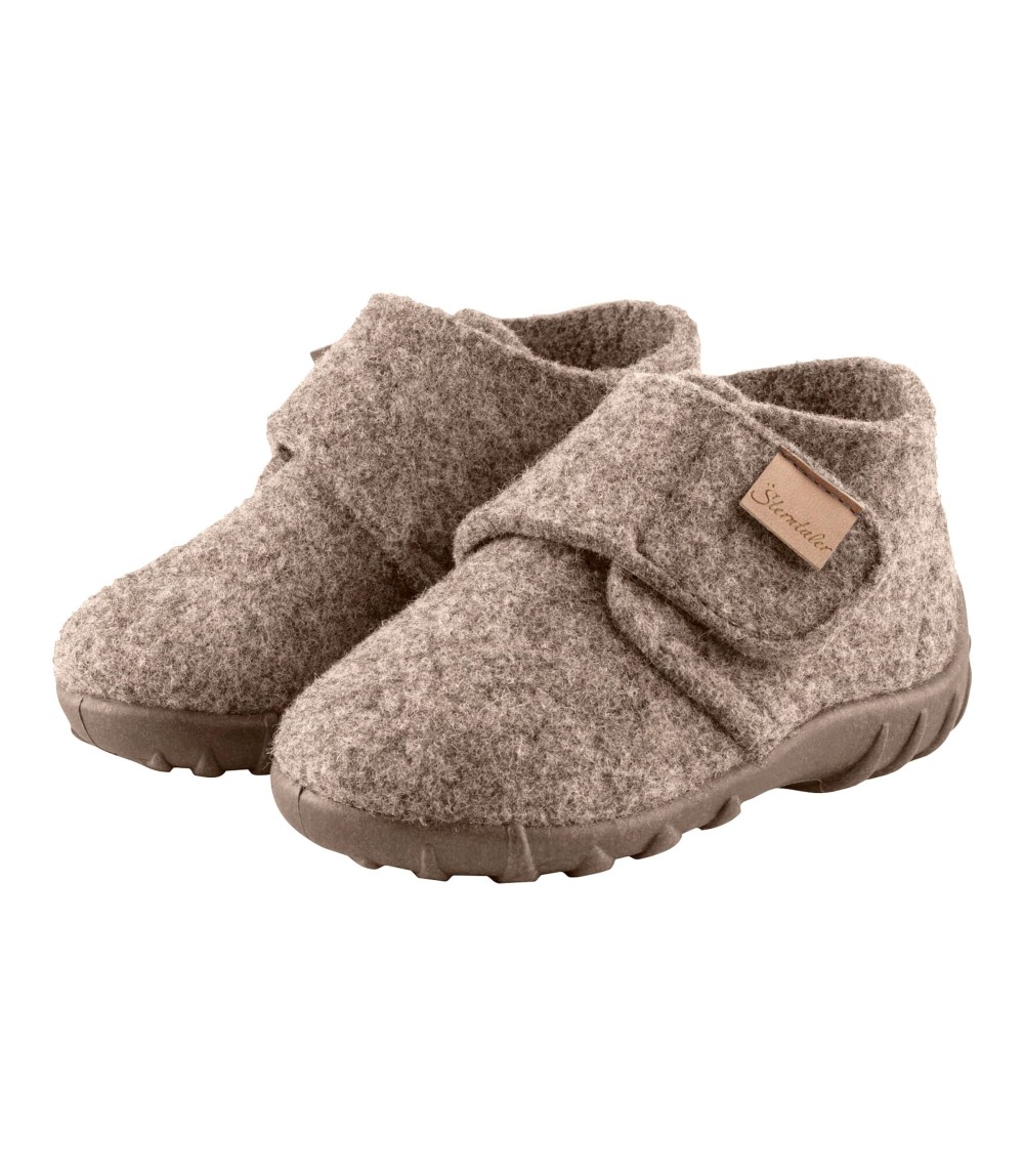 Krabbel-und Hausschuhe mit Klettverschluss