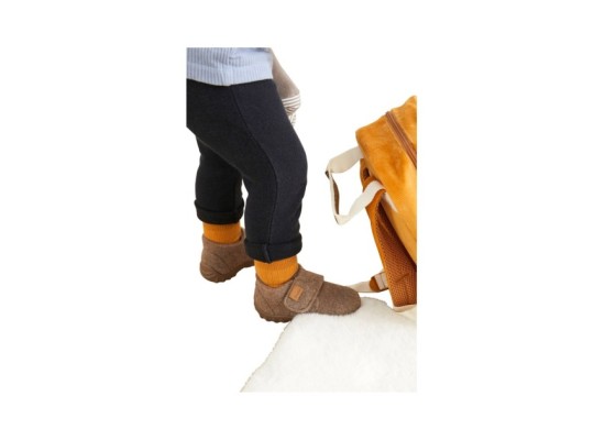 Krabbel-und Hausschuhe mit Klettverschluss