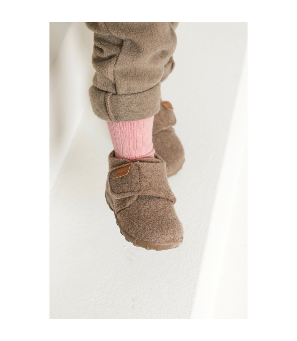 Krabbel-und Hausschuhe mit Klettverschluss