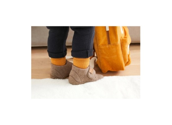 Krabbel-und Hausschuhe mit Klettverschluss