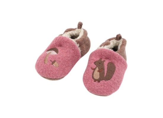 Krabbel-und Hausschuhe Eichhörnchen