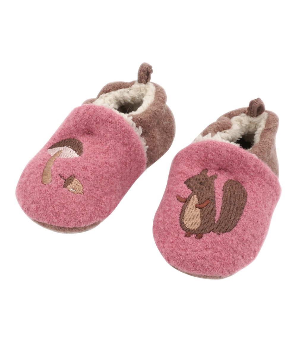 Krabbel-und Hausschuhe Eichhörnchen