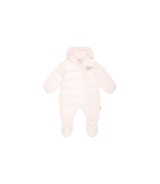 Steppoverall mit abnehmbarem Fuß und Kapuze Bär