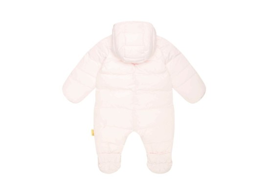 Steppoverall mit abnehmbarem Fuß und Kapuze Bär