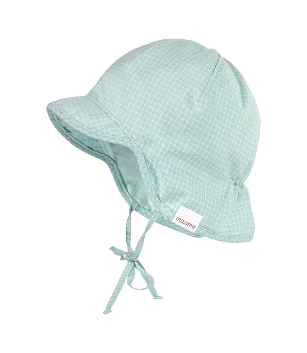 Schirmmütze mit Nackenschutz Karo