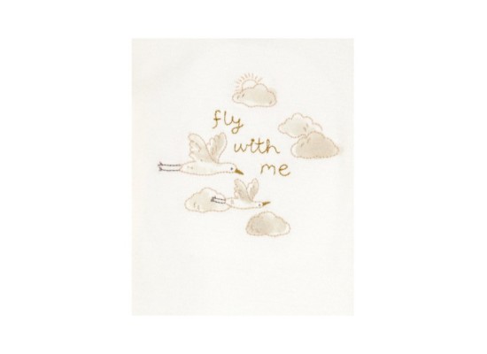 2-tlg. Set Shirt langarm und Jogginghose Ringel Gänse Rippqualität