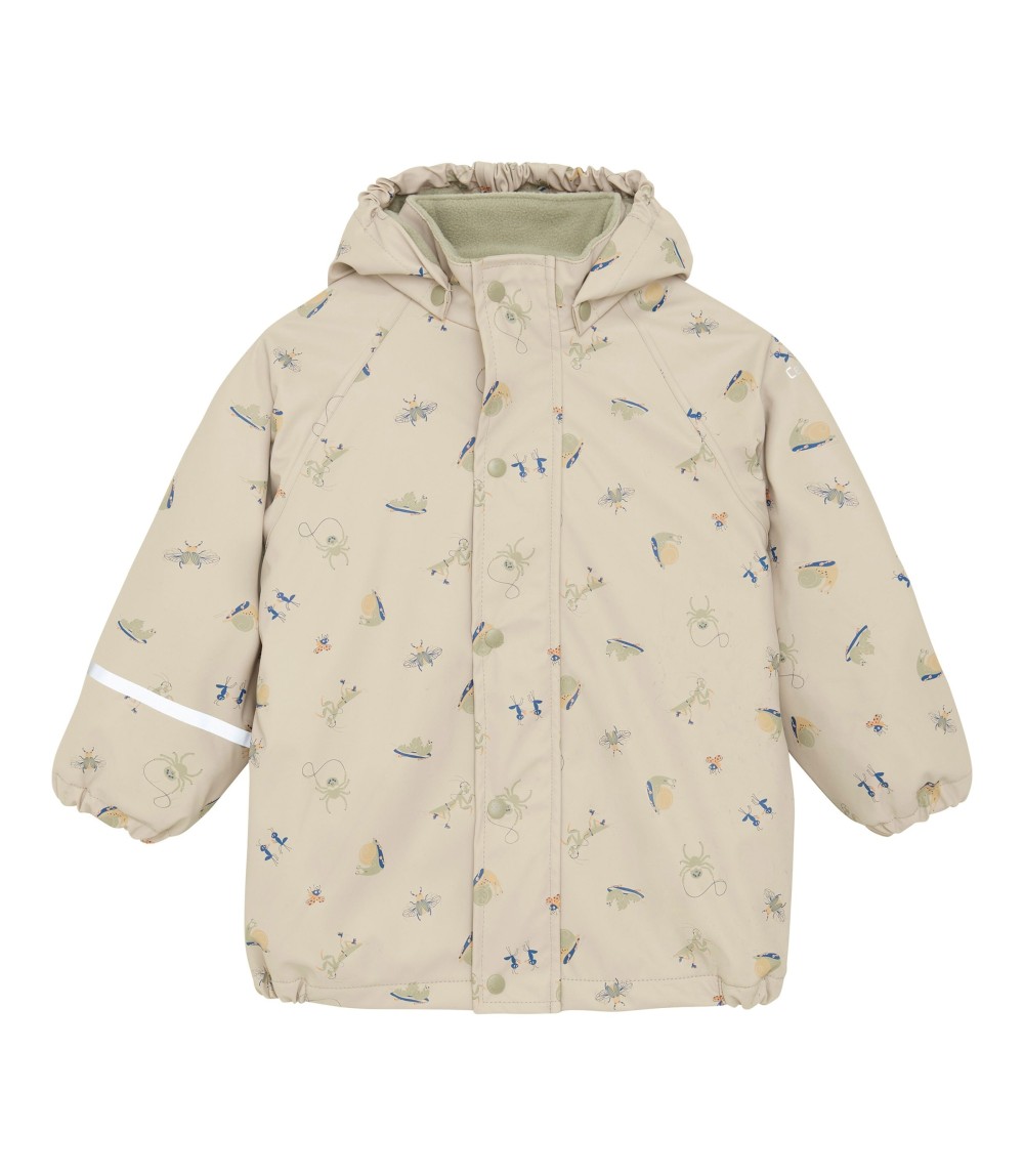 Regenjacke mit abnehmbarer Kapuze gefüttert Tiere