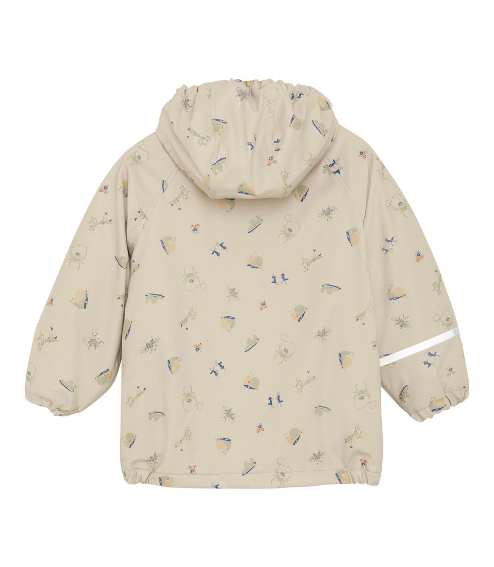 Regenjacke mit abnehmbarer Kapuze gefüttert Tiere