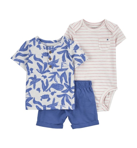 3-tlg. Set Body kurzarm