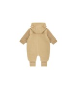 Fleece-Overall Kapuze mit Ohren und Klappfuß