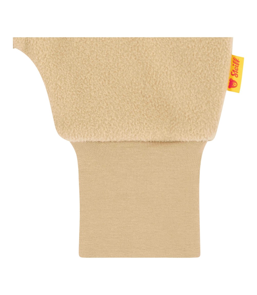 Fleece-Overall Kapuze mit Ohren und Klappfuß