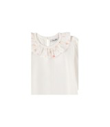 Body langarm Rüschenkragen