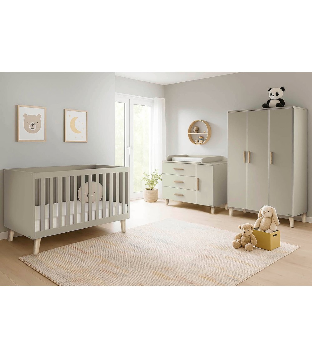 3-tlg. Babyzimmer Tami extrabreit