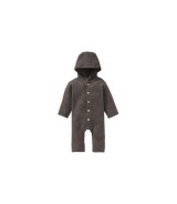 Wollfleece-Overall mit Klappbündchen aus Merinowolle