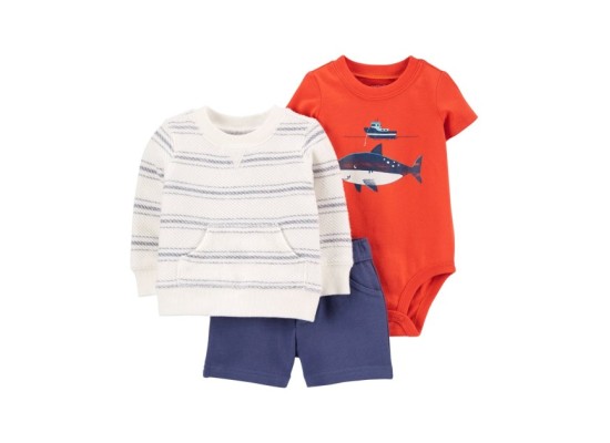 3-tlg. Set Body kurzarm