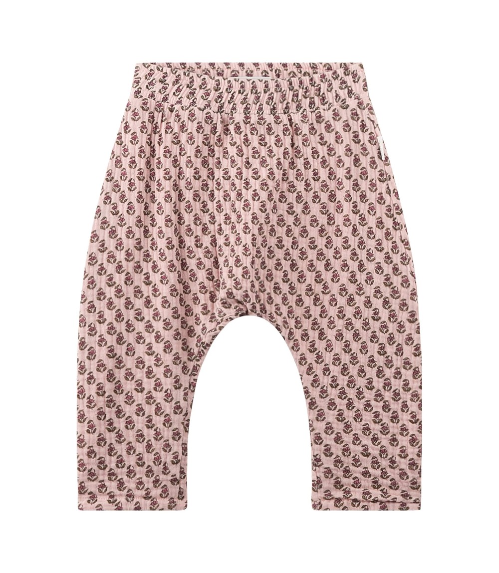 Musselin-Hose Blumen gefüttert