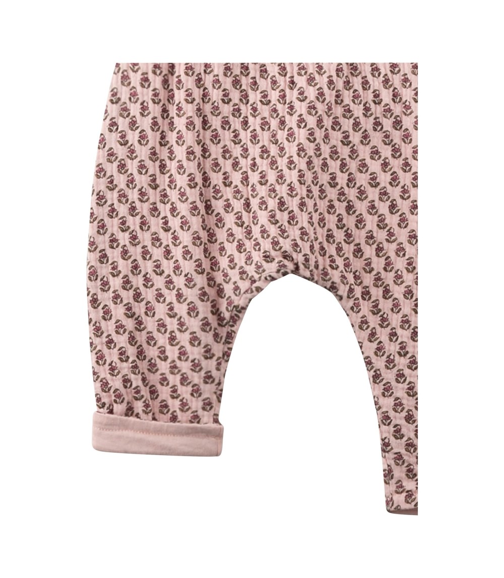 Musselin-Hose Blumen gefüttert
