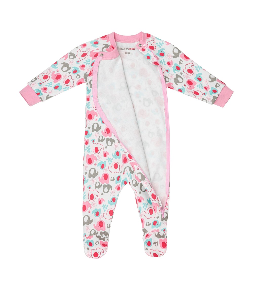 2er-Pack Schlafoveralls Elefant