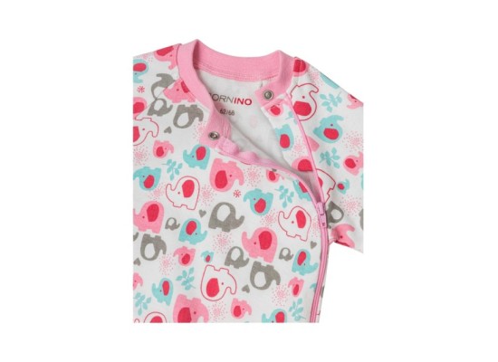 2er-Pack Schlafoveralls Elefant