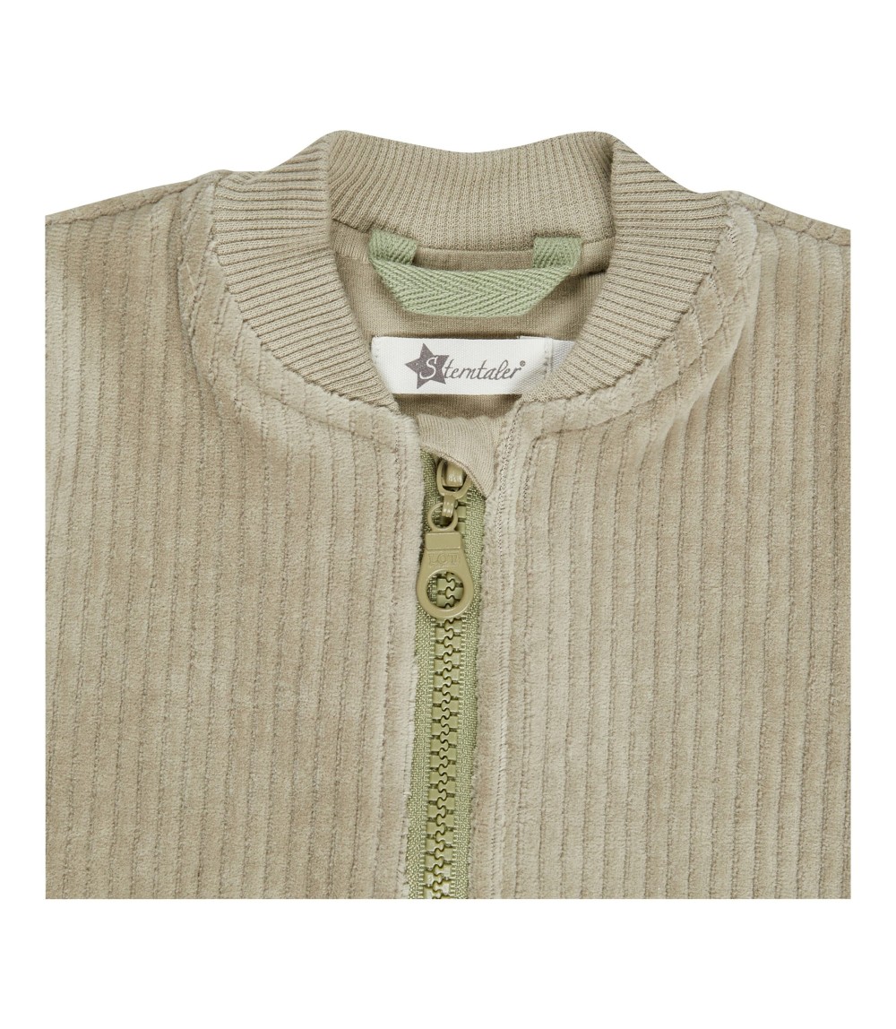 Nicki-Sweatjacke Cordoptik