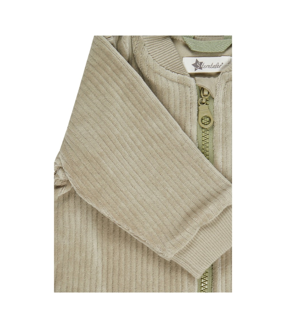 Nicki-Sweatjacke Cordoptik