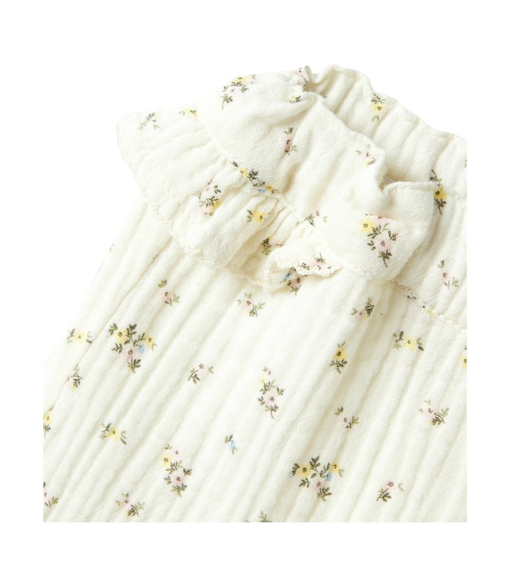 Musselin-Hose Blumen