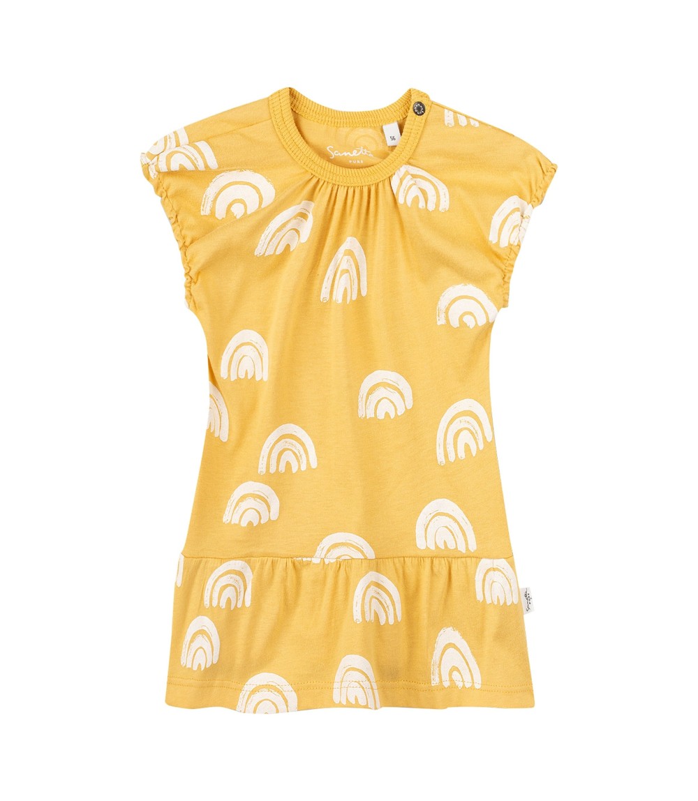 Kleid kurzarm Regenbogen