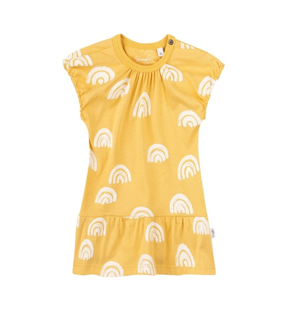 Kleid kurzarm Regenbogen